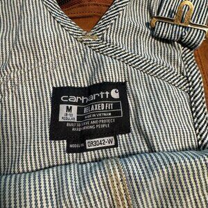 Carhartt Railroad Stripe Womens Overalls